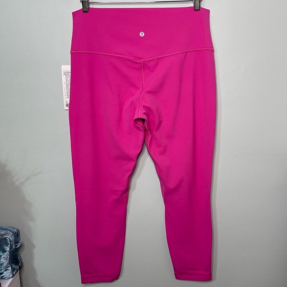 Lululemon Align High Rise Pants Leggings Sonic Pink 14 NWT - Picture 5 of 10